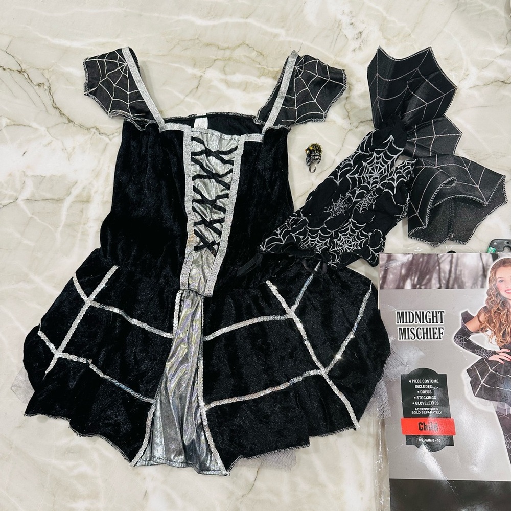 Spider Web Sparkle Costume Dress